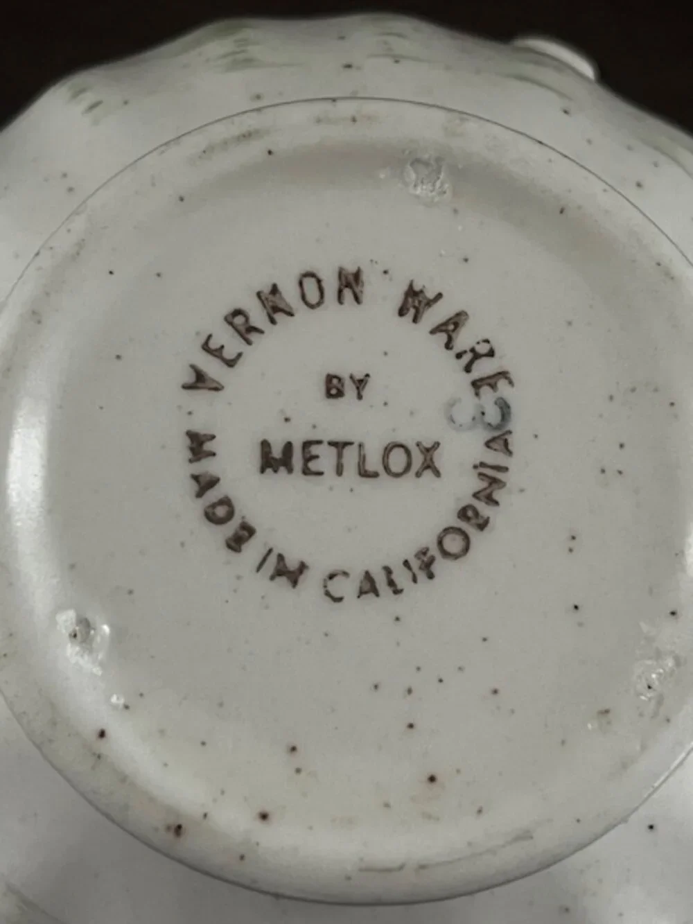 Metlox vernon ware
